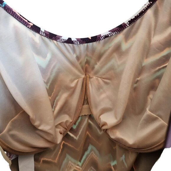 Anita Active Swimsuit Brown 14 F Cup Women's One Piece Bathing Suit Zelda - Picture 10 of 10